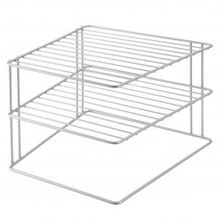 Kitchen Cupboard Organiser Metaltex Palio 3 Shelves Metal (25 x 25 x 19 cm)