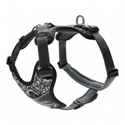Dog Harness Hunter Divo Reflective Black/Grey (79-107 cm)