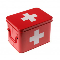 First Aid Kit Versa Red Steel (14,3 x 15,7 x 21,5 cm)