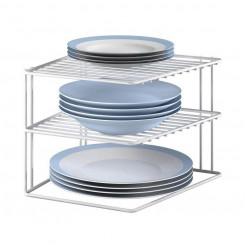 Kitchen Cupboard Organiser Metaltex Silos 3 Shelves Metal (25 x 25 x 19 cm)
