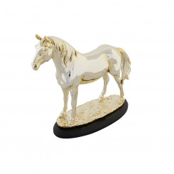 Dekoratiivne figuur DKD Home Decor Horse must kuldne vaik (30 x 11,5 x 26 cm)
