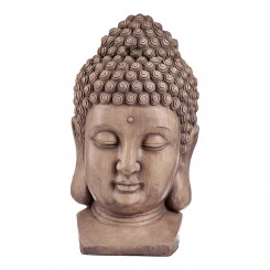 Декоративная садовая фигурка Голова Будды, полирезин серого цвета (35 x 65,5 x 38 см)