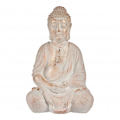 Декоративная фигурка для сада Будда Белый/Золотой полистоун (24,5 x 50 x 31,8 cm)
