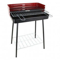 Charcoal Barbecue with Stand Algon Black Red (52 x 37 x 71,5 cm) Enamelled Steel