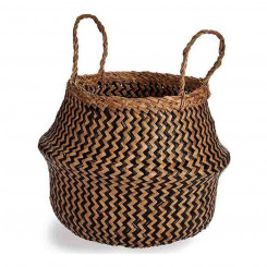 Basket Brown Natural Fiber (30 x 28 x 30 cm)