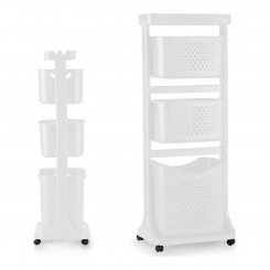 Clothes Trolley White polypropylene (33 x 112 x 42,5 cm)
