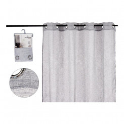 Curtain Net curtain Polyester Light Grey (140 x 260 cm)