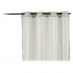 Curtain Net curtain Green Polyester (140 x 260 cm)
