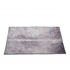 Carpet Grey White Polyester (100 x 150 cm)