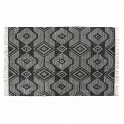 Carpet DKD Home Decor White Black Cotton (200 x 290 x 1 cm)
