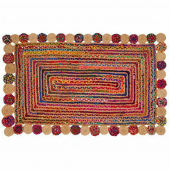 Carpet DKD Home Decor Cotton Multicolour Jute (160 x 230 x 1 cm)