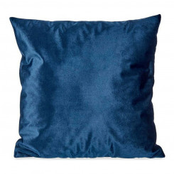 Подушка Бархатная Синяя Полиэстер (45 х 13 х 45 см)