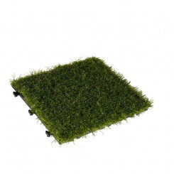 Взаимозаменяемая плитка Зеленый Пластик Искусственная трава (30 x 3,5 x 30 cm)