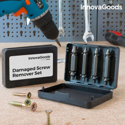 InnovaGoods Damaged Screw Remover Set (Pack of 4)