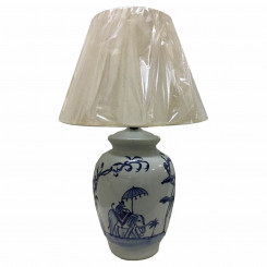 Настольная лампа DKD Home Decor Сине-Белый Фарфоровый Слон (40 x 40 x 60 см)