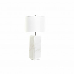 Настольная лампа DKD Home Decor Белый Полиэстер Металл Мрамор 220 В 50 Вт (33 x 33 x 65 см)