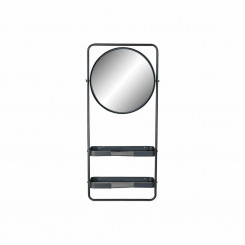 Полка для ванной DKD Home Decor Чёрный Металл Зеркало (55 x 20 x 120 cm)