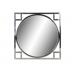 Seinapeegel DKD Home Decor Silver Crystal Steel (70 x 2 x 70 cm)