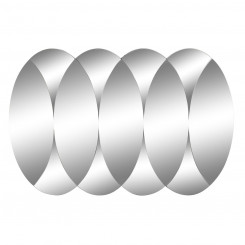 Настенное зеркало DKD Home Decor Crystal Circles (120 x 2 x 80 см)