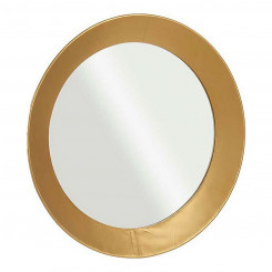 Wall mirror Crystal Golden Metal (80 x 7,5 x 80 cm)