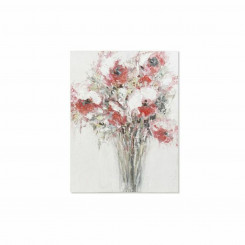 Painting DKD Home Decor Hand-painted Flowers (90 x 3 x 120 cm)