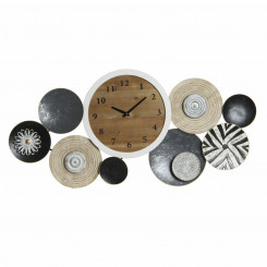 Настенные часы DKD Home Decor Металл Дерево (105,4 x 6,5 x 51,5 см)
