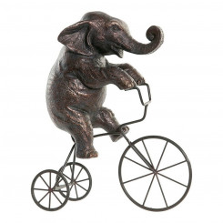 Dekoratiivne figuur DKD Home Decor Metal Resin Elephant (30 x 12 x 37 cm)