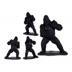 Dekoratiivne figuur Gorilla Black Resin (25,5 x 56,5 x 43,5 cm)