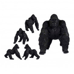 Декоративная фигурка Gorilla Black Resin (30 x 36 x 45 см)