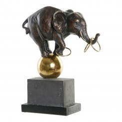 Dekoratiivne figuur DKD Home Decor Metal Resin Elephant (31 x 13 x 41 cm)