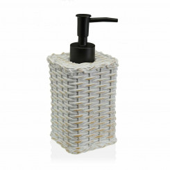 Soap Dispenser Versa Beige Resin ABS (7,5 x 18 x 7,5 cm)