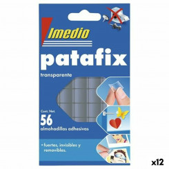 Adhesives Imedio Patafix Double-sided Transparent (12 Units)