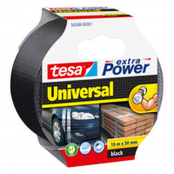 Клейкая лента TESA extra Power Universal 10 м х 50 мм Черная (10 м х 5 см)