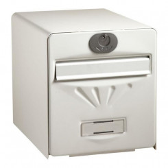 Letterbox Burg-Wachter   White Stainless steel Crystal Galvanised Steel 36,5 x 28 x 31 cm