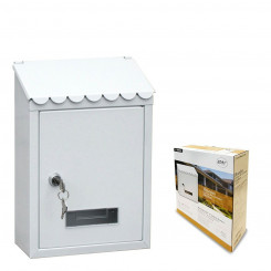 Letterbox EDM Standard Steel White (21 x 6 x 30 cm)