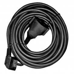 Удлинительный кабель EDM Гибкий 3 x 1,5 mm Чёрный 15 m