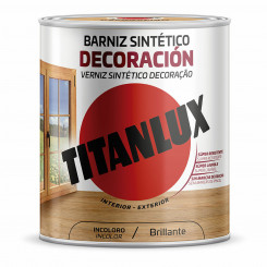 Sünteetiline lakk Titanlux m10100004 Dekoratsioonid Läikiv Värvitu 4 L