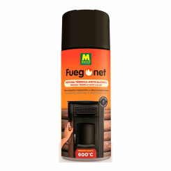 Heat-resistant paint Massó Fuegonet Spray Black 400 ml