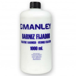 Varnish Manley MND00350/ 1000 Fixative 1 L Plastic White Transparent