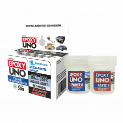 Двухкомпонентный эпоксидный клей Fusion Epoxy Black Label Unoc40 Universal Бесцветный 50 г