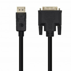DisplayPort-DVI Cable Aisens A125-0463 Black 3 m