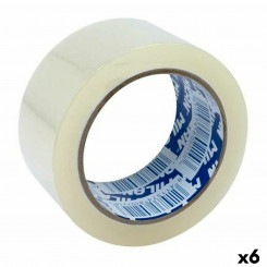 Adhesive tape Milan Transparent Without packaging 66 m 5 cm (6 Units)
