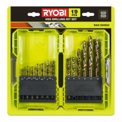 Drill set Ryobi 5132004390 19 Pieces, parts