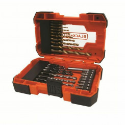Set of drill bits and screwdriver bits Black & Decker A7235-XJ Plastic mass 27 Pieces, parts