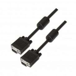 VGA cable Aisens A113-0077 Black 25 m