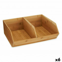 Штабелируемая коробка-органайзер Bamboo 34,5 x 13 x 31 см (6 шт.)
