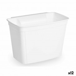 Держатель для мешка для мусора Белый пластик 4 л (12 шт.)