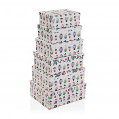 Набор штабелируемых коробок-органайзеров Versa 35 x 16,5 x 43 см
