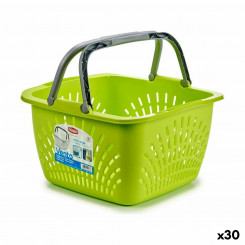 Multi-purpose basket Stefanplast With handles Plastic 18 L 39 x 21,5 x 39 cm (30 Units)