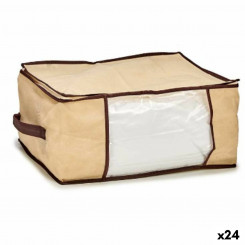 Storage bag Cream Polyester polypropylene 27 L 45 x 30 x 20 cm (24 Units)